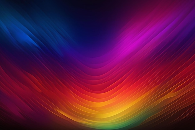 A close up of a colorful background with a black background