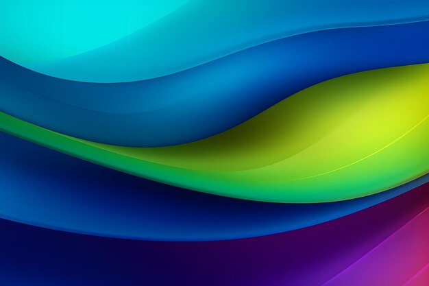 A close up of a colorful background with a curved design generative ai