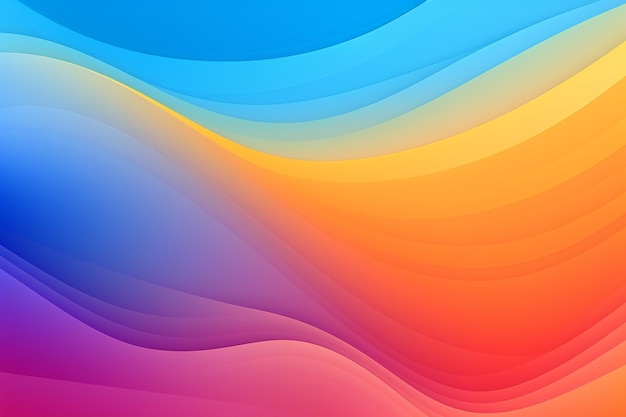 A close up of a colorful background with a curved design generative ai