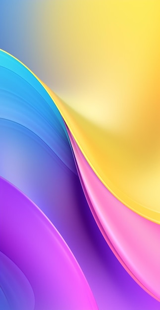 a close up of a colorful background with a curved design generative ai