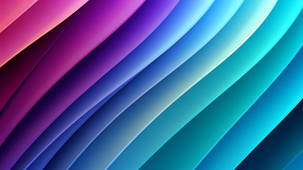 A close up of a colorful background with curved lines generative ai