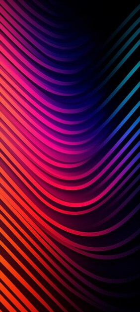 A close up of a colorful background with a wavy design generative ai