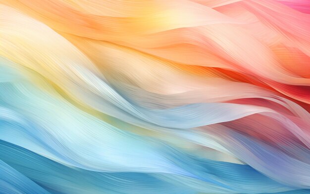 A close up of a colorful background with a wavy pattern generative ai