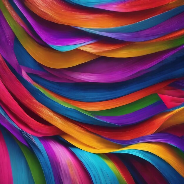A close up of a colorful background