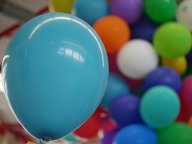 Photo close-up of colorful balloons