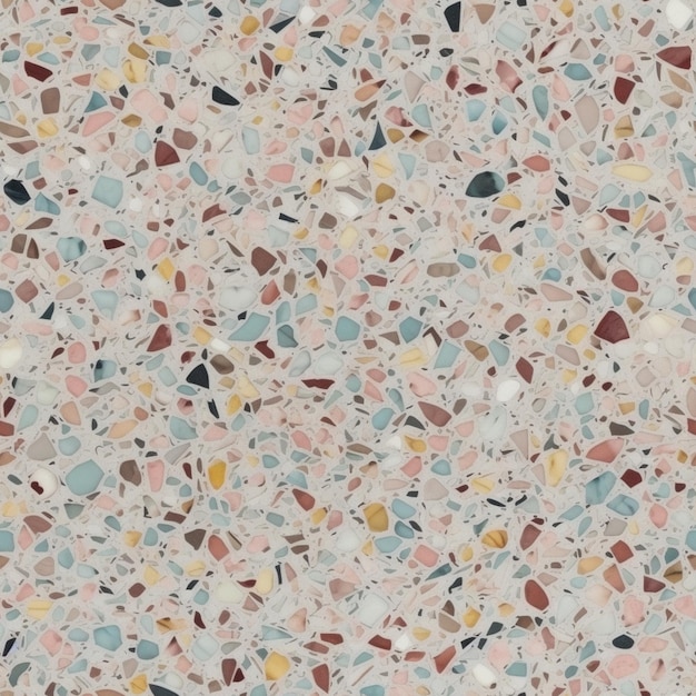 Photo a close up of a colorful floor with a white background generative ai