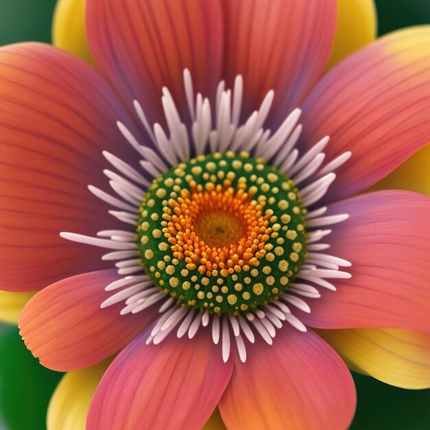 Close up of a colorful flower