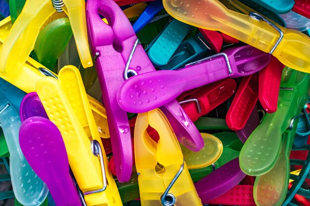 Close-up of colorful objects