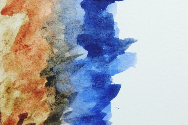 close-up of colorful paint on canvas
