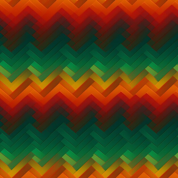 A close up of a colorful pattern of squares on a surface generative ai