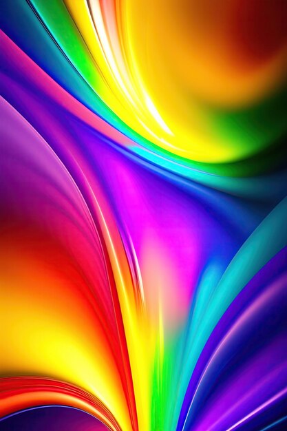 Close up colorful rainbow splash background digital artwork
