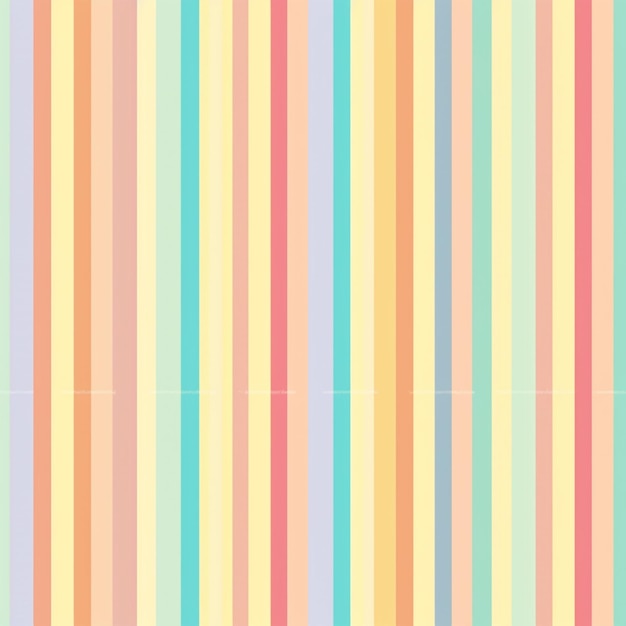 A close up of a colorful striped background with a white cat generative ai