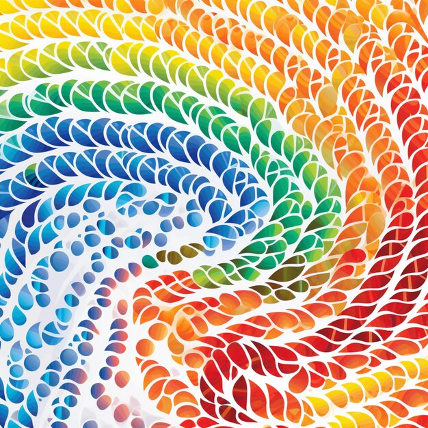 Photo a close up of a colorful swirl of watercolor paint generative ai