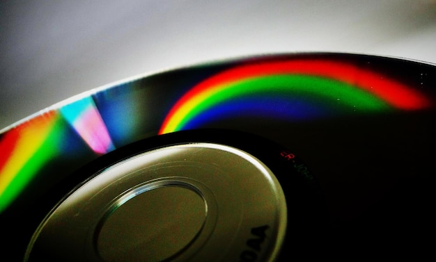 Photo close-up of compact disc