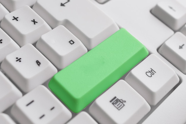 Close-up of computer keyboard