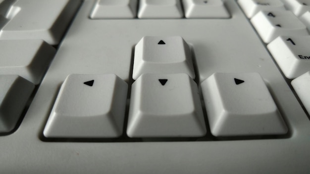 Photo close-up of computer keyboard