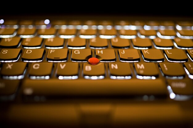 Photo close-up of computer keyboard