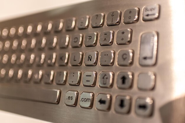 Photo close-up of computer keyboard