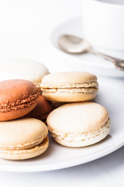 Close-up of cookies in plate