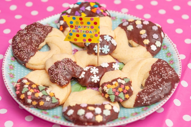 Close-up of cookies