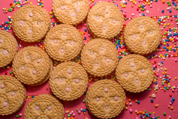 Close-up of cookies