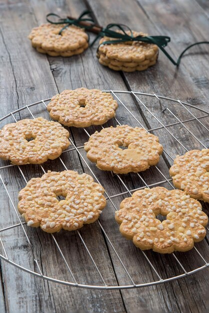 Foto close-up dei cookie