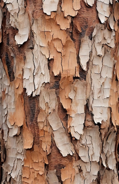Photo close up of cork tree bark