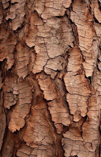 Photo close up of cork tree bark