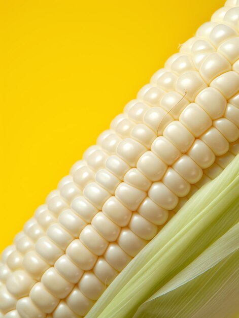 a close up of a corn