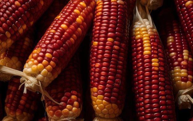 Крупный план кукурузы