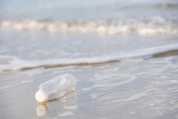 Foto close-up di un granchio sulla spiaggia