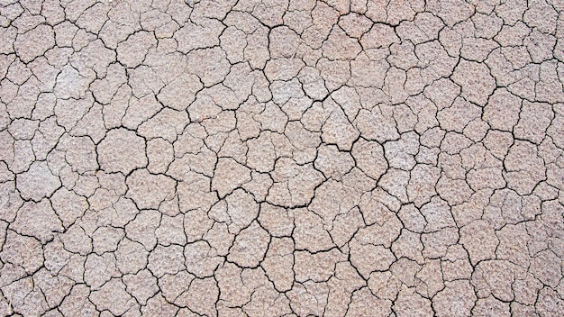 Close-up of cracked land