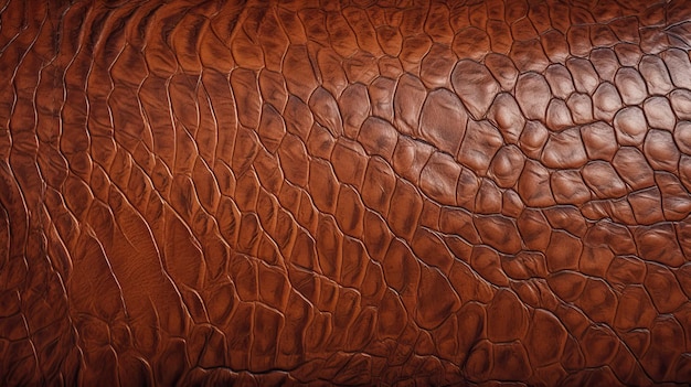 A close up of a crocodile skin