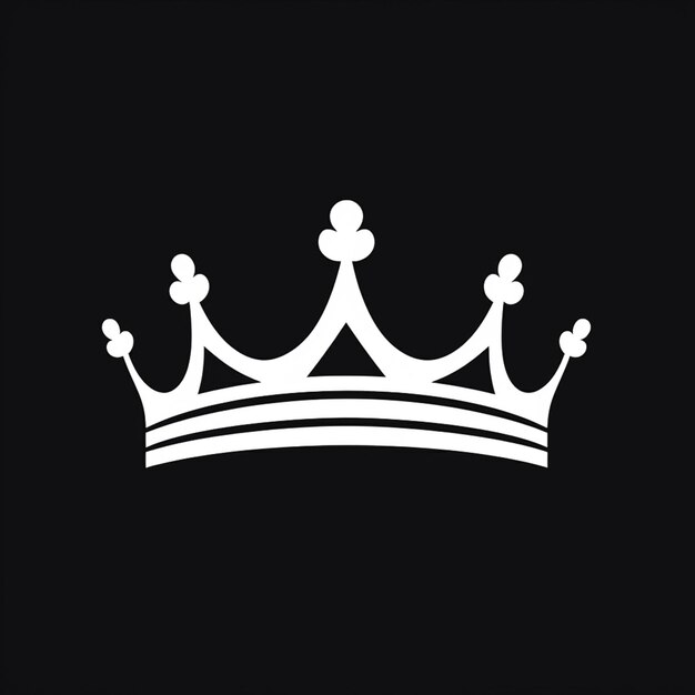 a close up of a crown on a black background generative ai