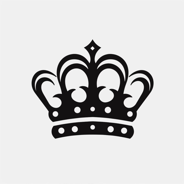 Photo a close up of a crown on a white background generative ai