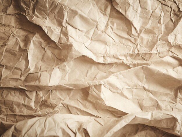 A close up of a crumpled paper