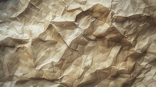 a close up of a crumpled piece of paper with a rough texture