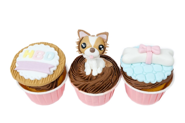 Photo カップケーキのクローズアップ