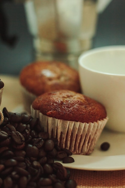 Photo close-up of cupcakes