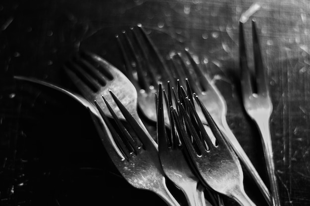 Photo close-up of cutlery