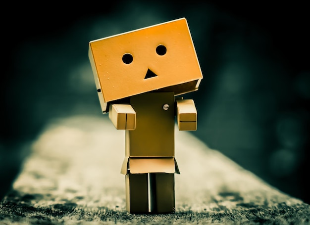 Foto close-up di danboard sulla ringhiera