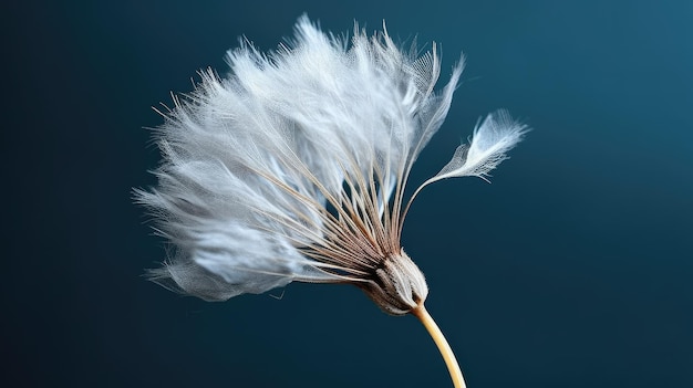 a close up of a dandelion