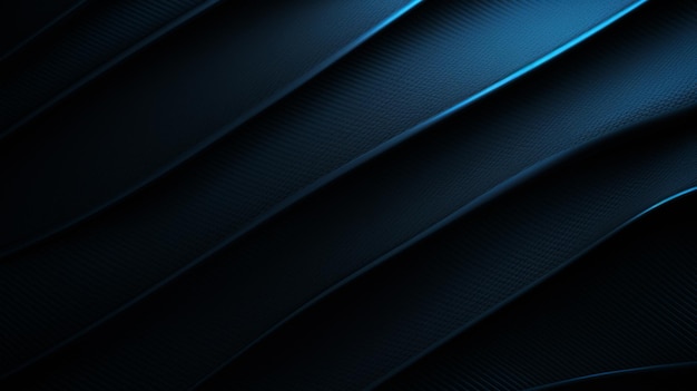 a close up of a dark blue background with a curved design generative ai