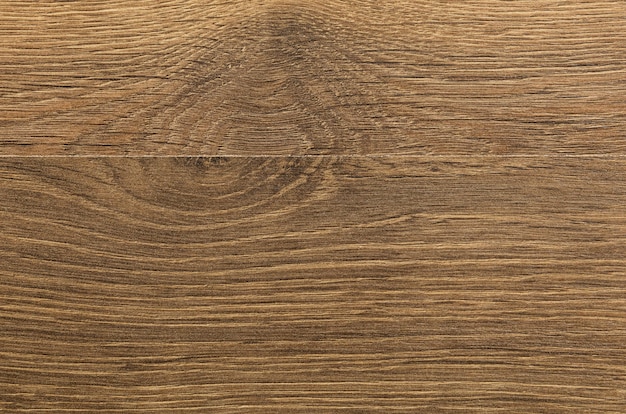 Close-up of dark chestnut laminate floor covering