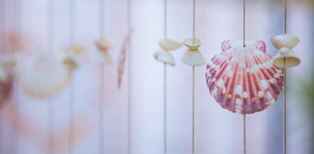 Close-up of decoration hanging on wall