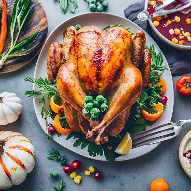 Foto un primo piano sulla deliziosa farina di pollo