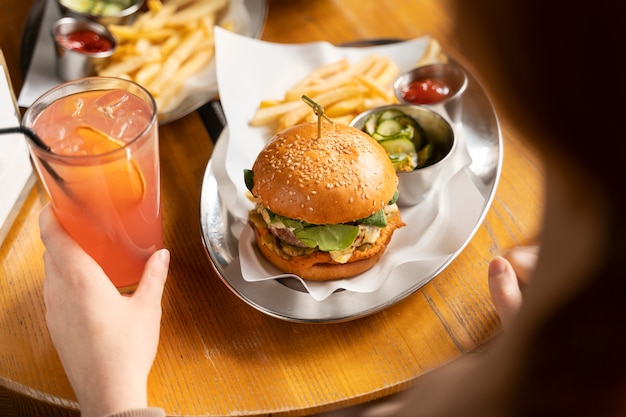 맛있는 음식을 가까이서