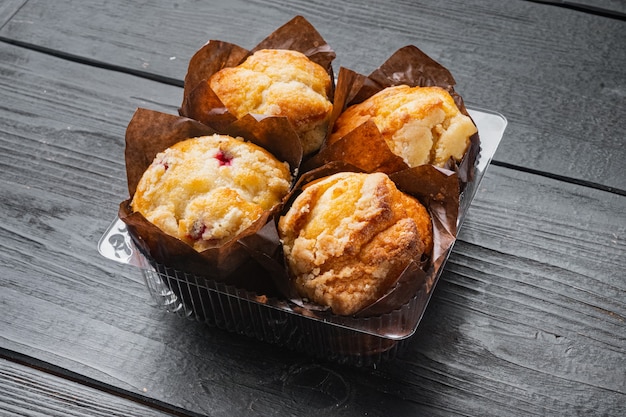 Close up on delicious home made muffins