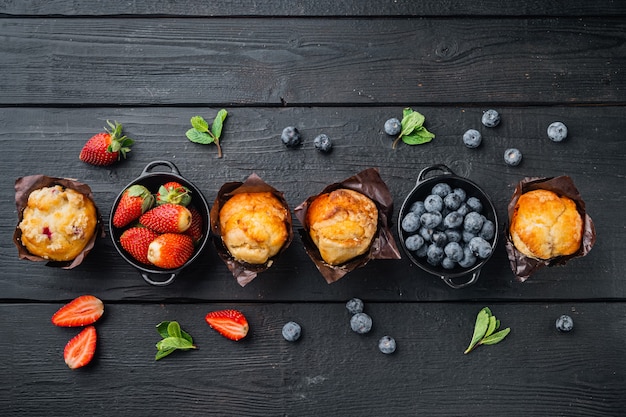 Close up on delicious home made muffins