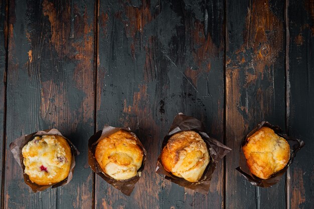 Close up on delicious home made muffins